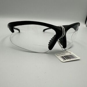 Olympic 30-06 Readers Safety Glasses +2.00 Readers Black New